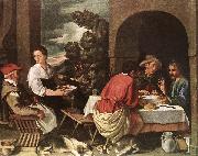 ORRENTE, Pedro The Supper at Emmaus ag Sweden oil painting artist